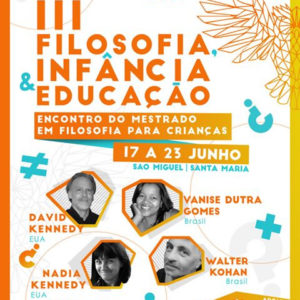 III Filosofia, Infancia, Educacao